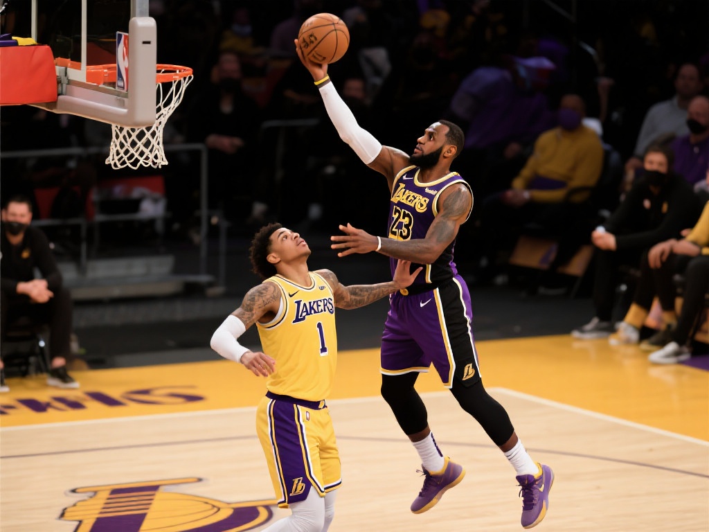 前队友点赞!詹姆斯与里夫斯完美空接引发美媒热议 在NBA的赛场上,球星之间的合作向来是决